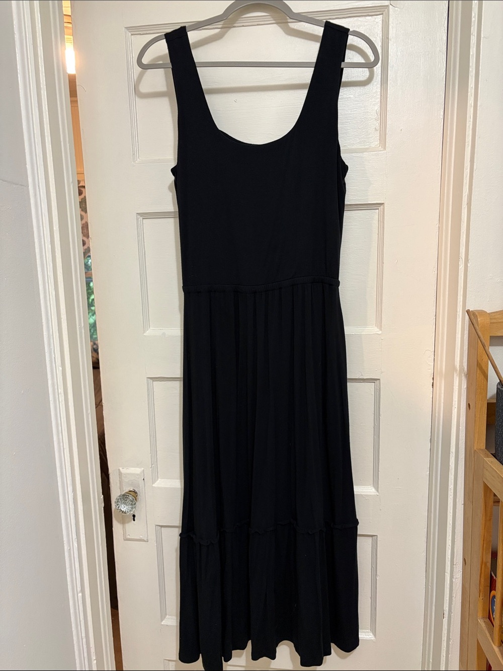 Jason Wu Black Sleeveless Scoop-Neck Maxi Dress